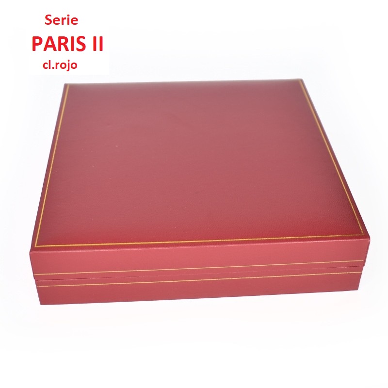 Estuche París aderezo 3 piezas 162x162x37 mm.